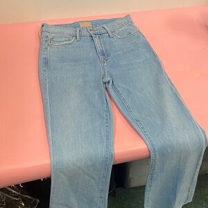 MOTHER Light Blue Straight Leg Jeans